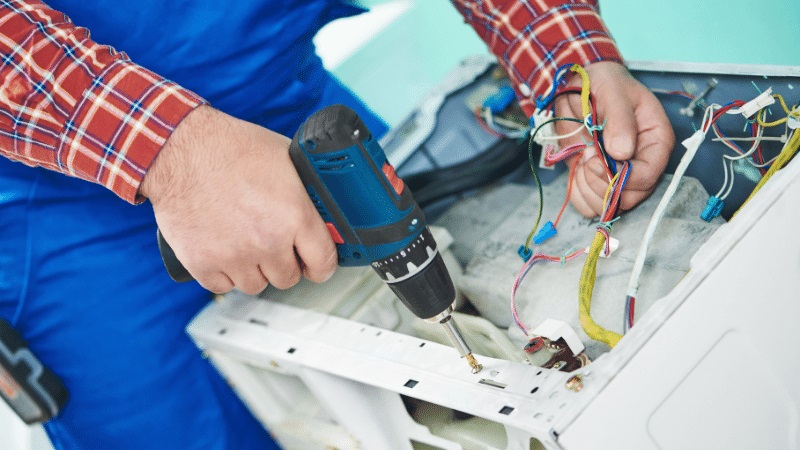 Ataşehir Airfel Airfel çamaşır makinesi kart tamiri – Su almama arızası orijinal parça ile giderildi. - Teknik servis örneği